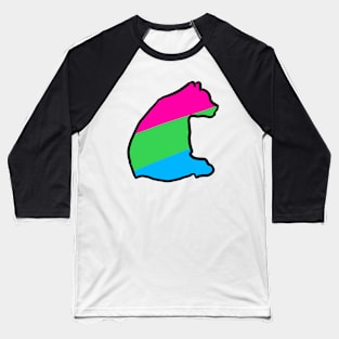 Polysexual Pride Bear Baseball T-Shirt